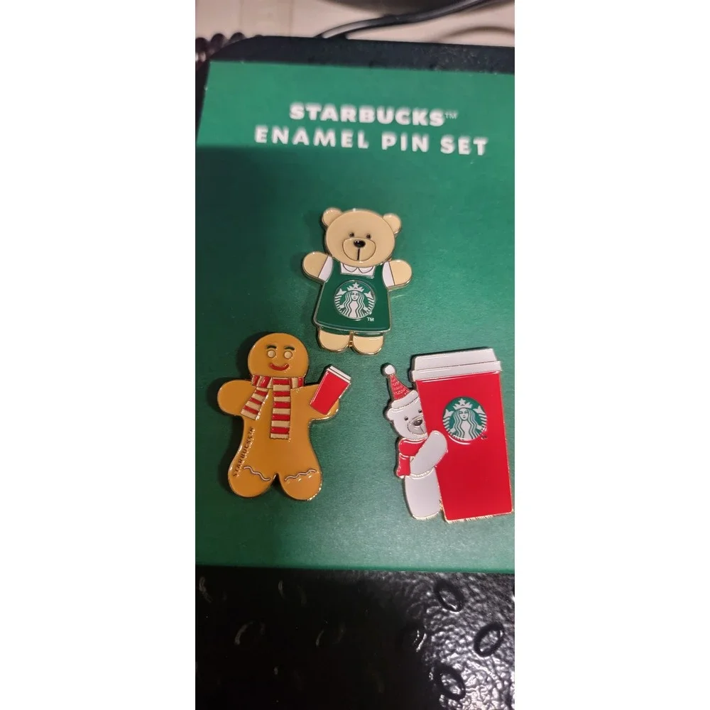 Starbucks 2025 3-Pin Set Limited Edition Package‎ NWT